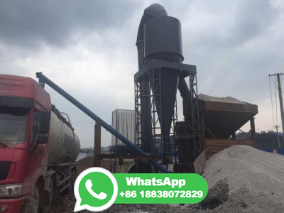 Ball Mill Design/Power Calculation